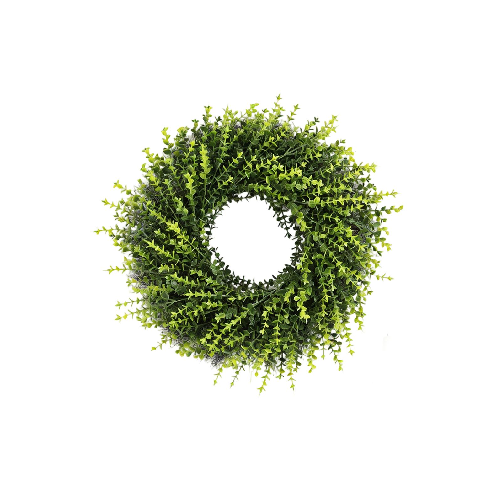 

Spring Simulation Flower Wreath Decoration, Artificial Needles, Holiday Home Decoration, Door Hanging One Size