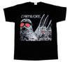 Carnivore Retaliation 1987 Kurz-Langarm Neues Schwarzes T-Shirt 345XL