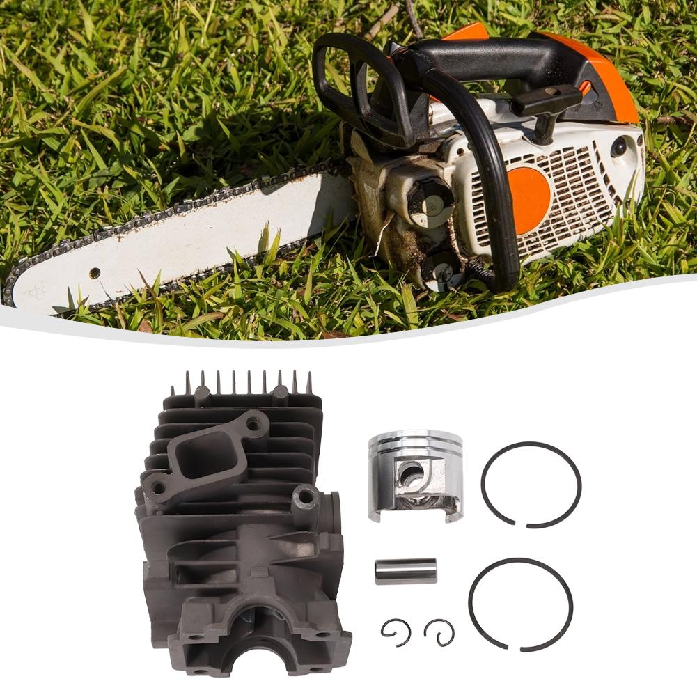 This Comprehensive 37mm Replacement Cylinder Piston Set is Perfectly Compatible with Your MS192T Chainsaw Maintenance Tasks