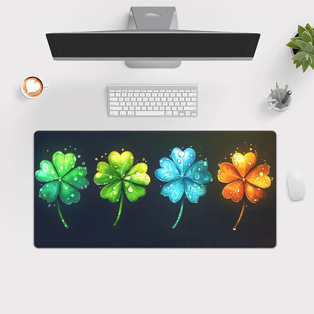 Gift Idea Gaming Mouse Pad Desk Mat Cloth Surface Anti Slip Rubber Base Large Pad for PC Laptop Keyboard Setup