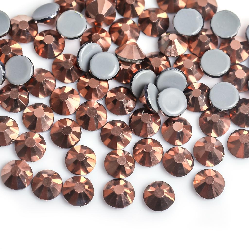 Weichen Rhinestone Factory Austrian Diamond Decorative Rhinestone Diy Nail Art Beauty Glass Jewelry Glue Bottom Color Plated Rhinestone