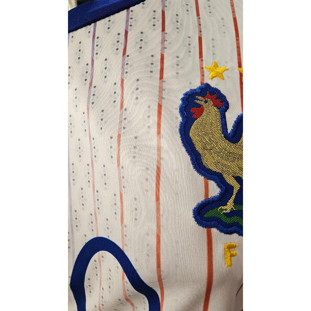 Mbappe Euro Cup 2024 Weiß Blaues Trikot für Erwachsene