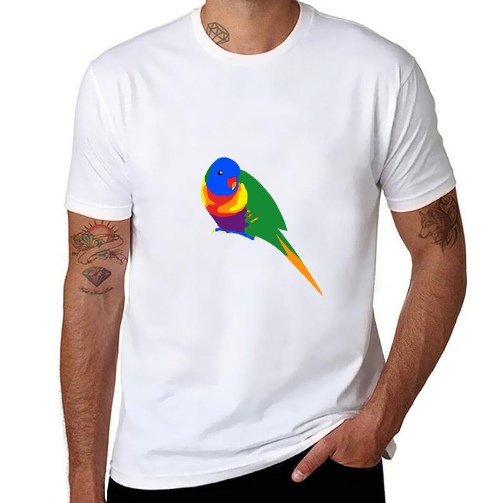 Rainbow Pride Rainbow Lorikeet Tshirt Quick Dry Light Sports Tshirt