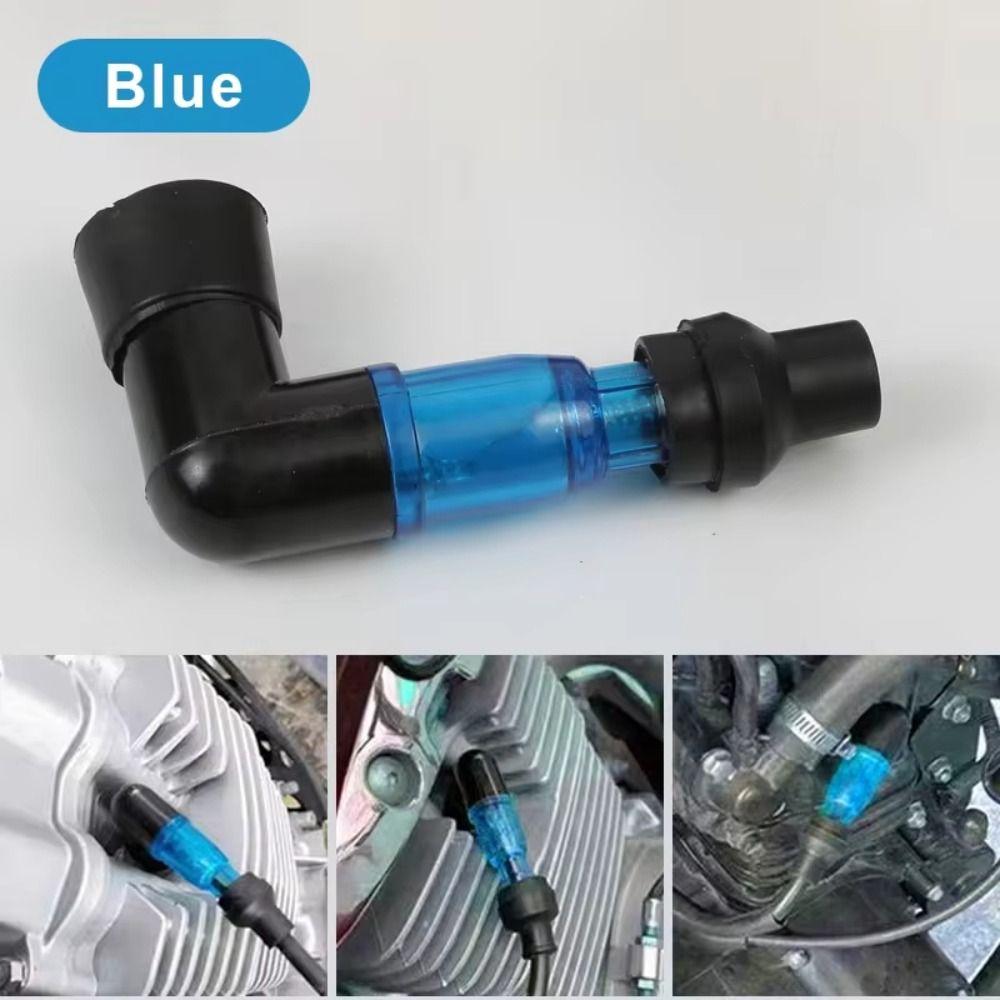 3Pcs 90Degree Motorcycle Flash Spark Plug Cap Universall Spark Plug Cover  For Moto
