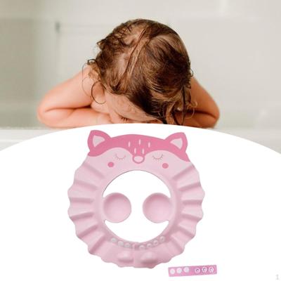 Baby Duschhaube Badekappe Verstellbar Shampoo Hut für Kinder Jungen Mädchen