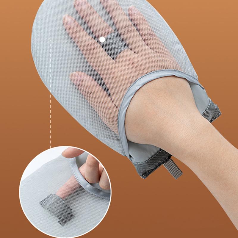 Heat Resistant Ironing Board Gloves Waterproof Anti Steam Ironing Pad Glove Garment Steamer Portable Mini Holder Ironing Tray