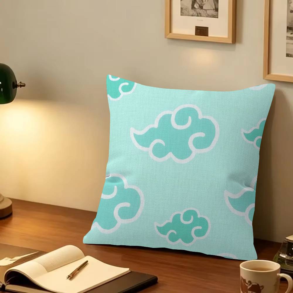 NARUTO logo Pillow Cover for Bedroom Room and Living Room Sofa Decorative Cushion Cover