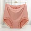 Seamless Panties High Waist Women's Briefs for Weight 100kg Large Size Underpants Solid Color Boyshorts
