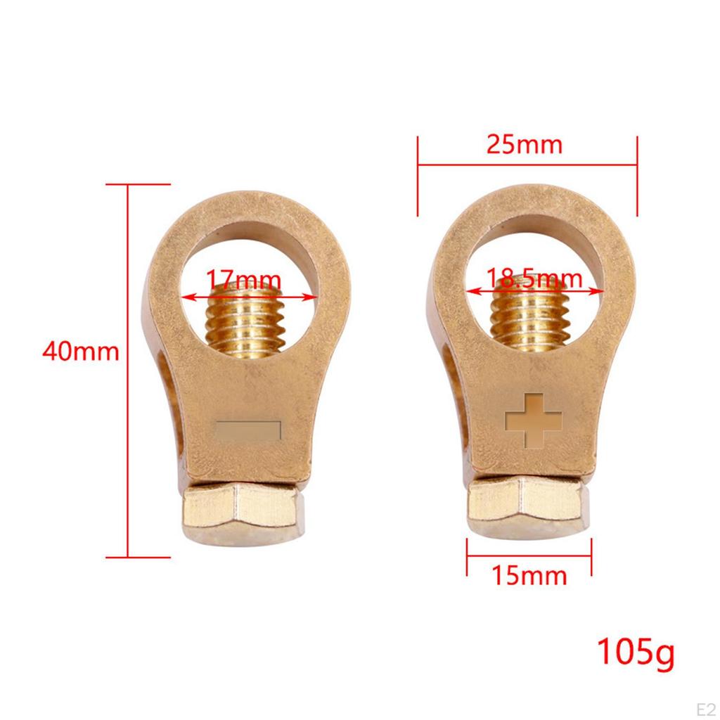 1Pair Positive Negative Battery Terminal,Car Terminal Connector,Top Operate Connector for