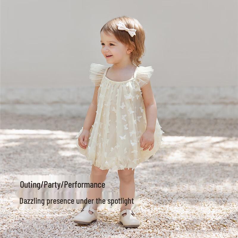 babylove Baby Girl Summer Fly Sleeve Princess Dress