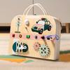 Early Learning Led Busy Board With Wooden Material And Interactive Switch For Preschool Kids