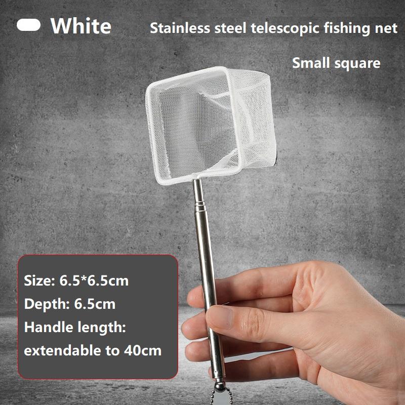 

Aquarium Square Fishing Net Extendable Long Handle Cup for Fish Shrimp Tank Clean Accessories YGQJYP04