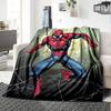 Spiderman Wonder Flannel Blanket Super Soft Warm Cozy Blanket For Sofa Bed Office Travel Allseason Home Decor Gift