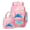 Sac à dos Disney Stitch pour filles d'école primaire Léger Ergonomique Grande Capacité Double Épaule pour Classes 1-6 Bleu