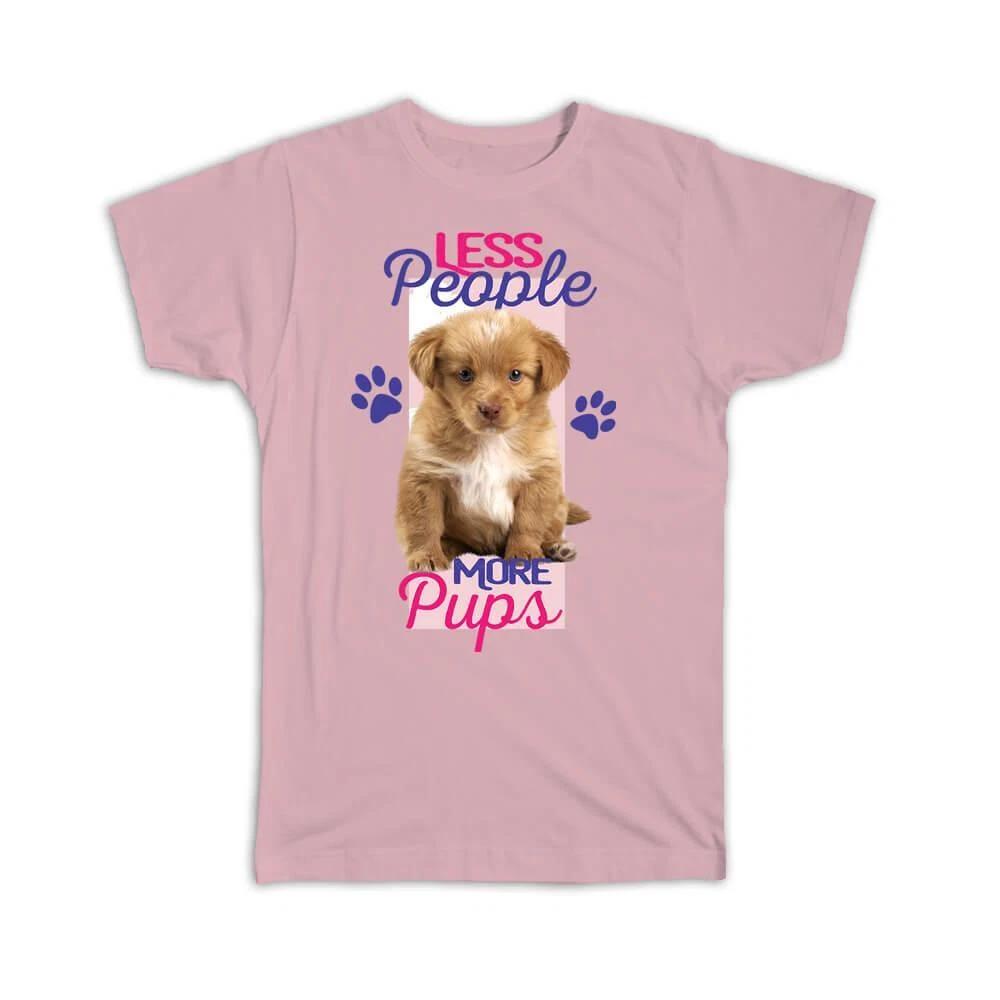 Gift T-Shirt : Golden Retriever Puppy Dog Pet Animal Cute Pastel Pink Baby S