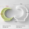 Flexible Sturdy Silicone Mould Fashion Accessory for Making Unique Moon Shaped Candle and Home Decorations