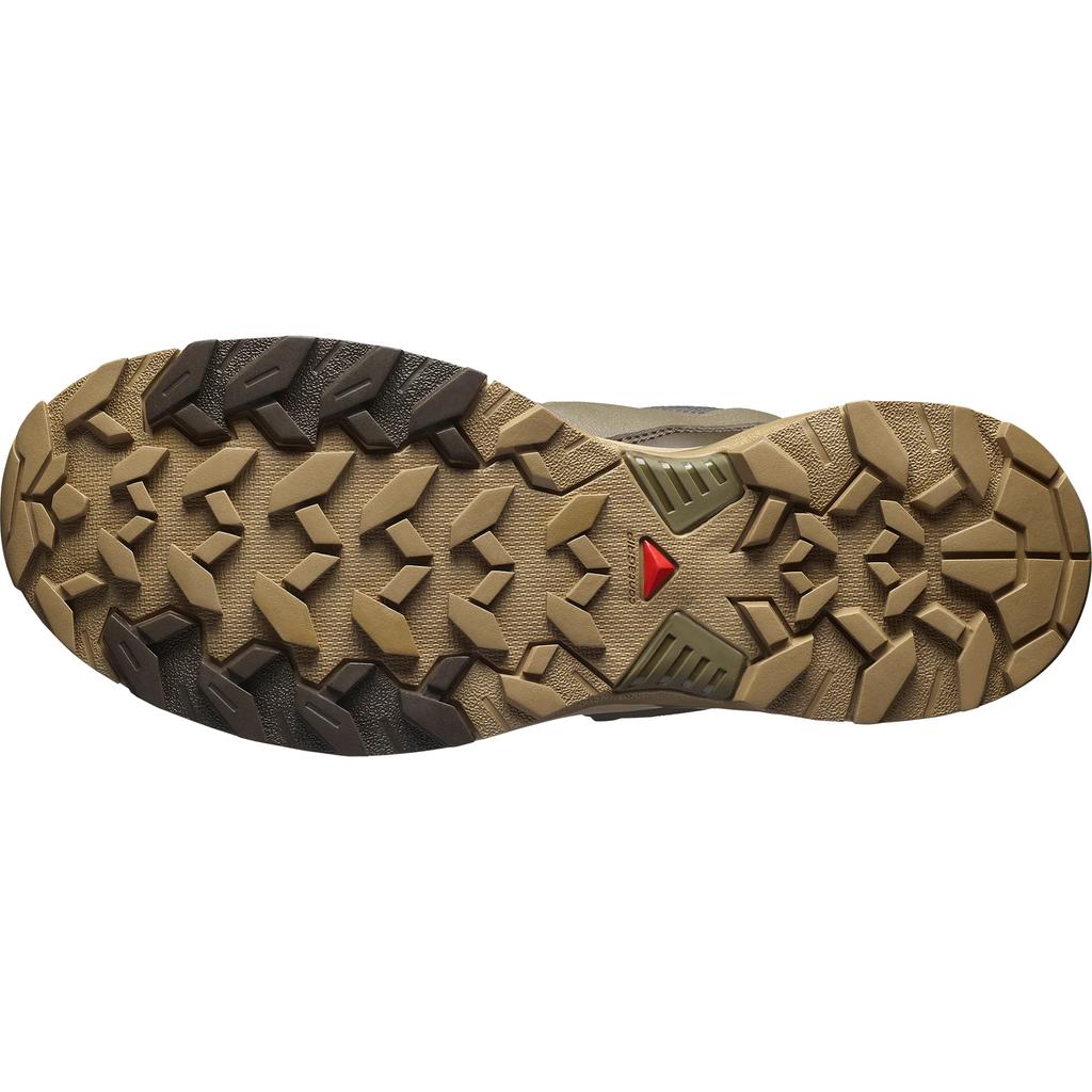 SALOMON X Ultra 360 Edge GORE-TEX Fashion Comfortable Hiking Shoes Unisex Hiking Shoes Brown Yellow L47980000