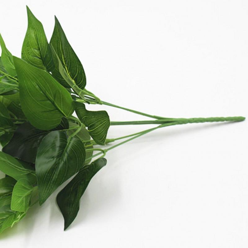 Artificial Leaves Branches Simulation Green Plant Home Decoration