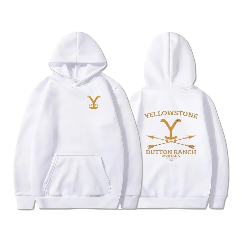 Yellowstone Hoodies Unisex Dutton Ranch Hoodie Beth Dutton Sweatshirt Yellowstone TV-Show inspiriert Rip Wheeler Kapuzenpullover