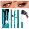 Beauty Green Box Mascara Eyeliner Kit, Mascara Waterproof and Non-smudging Long Eyelashes Base