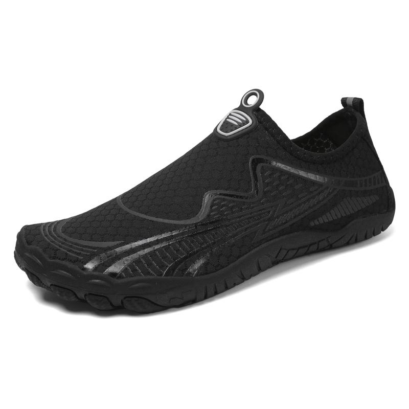 Canyoning Shoes Men's Lightweight, Anti-slip Breathable Outdoor Wading Shoes Men Flat Fashion  Hollowed-out Casual Shoes Men