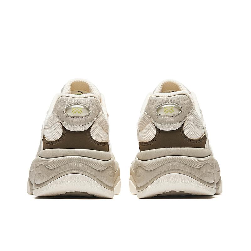 Anta Seaweed 2.0 Classic Versatile Comfortable Fashion Slip-Resistant Durable Breathable Low-Top Skate Shoes Women Sneaker Beige 922528011-5