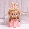 38cm Labubu Plush Doll Casual Outfit Set with Hat (Clothes Only)
