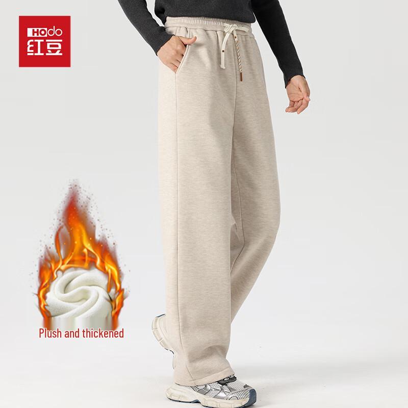 

Hongdou Women s Plush-lined High-Waist Wide-Leg Pants 2XL