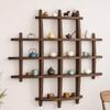 Wooden Wall Display Shelf Versatile for Reading Area, Entryway
