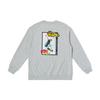 FW23 Comfortable Poster Print Multicolor Long Sleeve Sweatshirt Men sweatshirt Gray LMT007111204177A02848