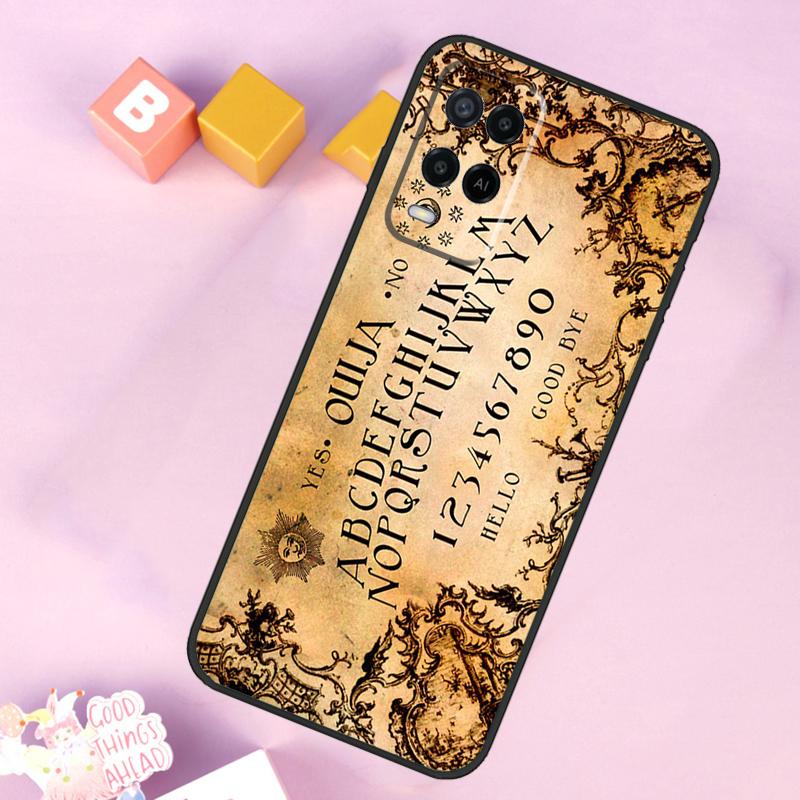 Girly Pastel Witch Goth Ouija Case For Oppo A98 A78 A18 A38 A58 A74 A94 A54 A15 A17 A57 A6 A5 Pro A16 A76 A96 A40 A60 A80