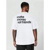 Fai Soldi Non Amici T-shirt Uomo Cotone Marchio di Lusso Moda Taglia Grande Top Casual Manica Corta Streetwear Nuovi Arrivi Maglietta