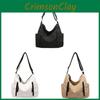 Borsa a Tote in Nylon da Donna con Grande Capacità e Chiusura a Zip per Uso Quotidiano
