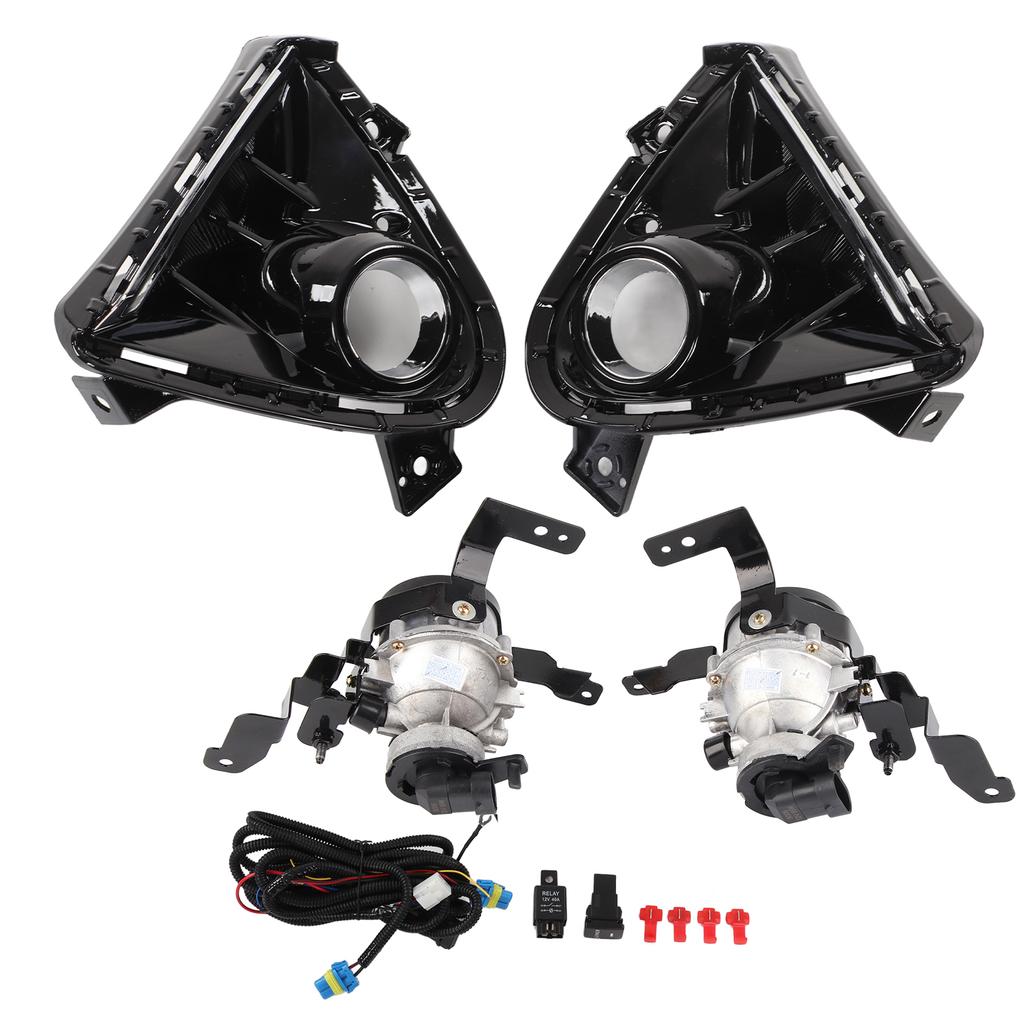 Fog Lamp Assembly with Bracket 45‑55LM LED Daytime Running Light Replacement for Accent 2021+