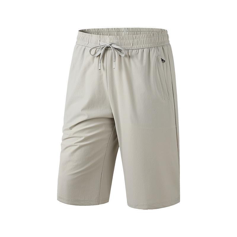 

Foreign Trade Wholesale Sports Shorts For Men, Thin Men s Casual Pants, Men s Loose Large Size Quick-drying Cropped Pants XL абрикос світлого кольору