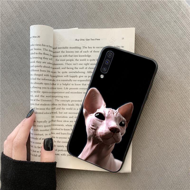 Tattoo Sphinx Cat  Phone Cover Shell For Samsung Galaxy A51 A71 A21S A10 A20S A20E A30S A40 A50 A70 A11 A40 M31 M30S Coque Case