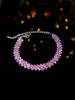 Silver Shimmering Full Diamond Ankle Chain Woman, Niche Design Temperament Zircon Jewelry Gift
