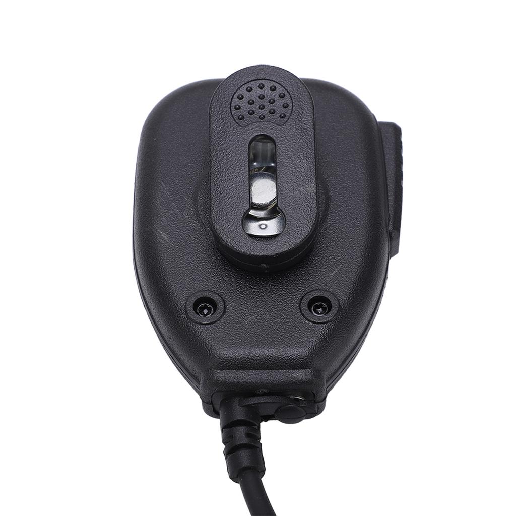 Walkie-Talkie Handmikrofon 2-Pin LED-Anzeige 360° drehbarer Lautsprecher Handmikrofon für BaoFeng UV‑5r