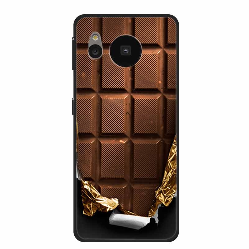 Per Custodia Sharp Aquos Sense 8 Cover Telefono Sense8 Silicone Nero Morbida Cover Posteriore Custodie Coque