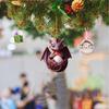 Christmas Pendant Xtmas Tree Dragon Pendant Cute Dragon Baby Egg Hanging Ornament for Home Car Decoration