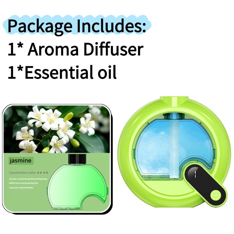 Désodorisant mural 50 ml 6 modes Affichage numérique Parfum automatique Purificateur d'air Machine d'aromathérapie rechargeable pour chambre à coucher Toilettes