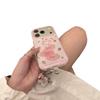 Pink Strawberry Stacking Music Cute Cream Love Portable Application Apple 15Promax Mobile Phone Case 16 Women 16pro