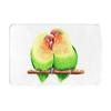 Lovebird parrots Non-slip Doormat Floor Mat Absorbent Mat Carpet Rug for Kitchen Entrance Home Balcony Footpad Mats