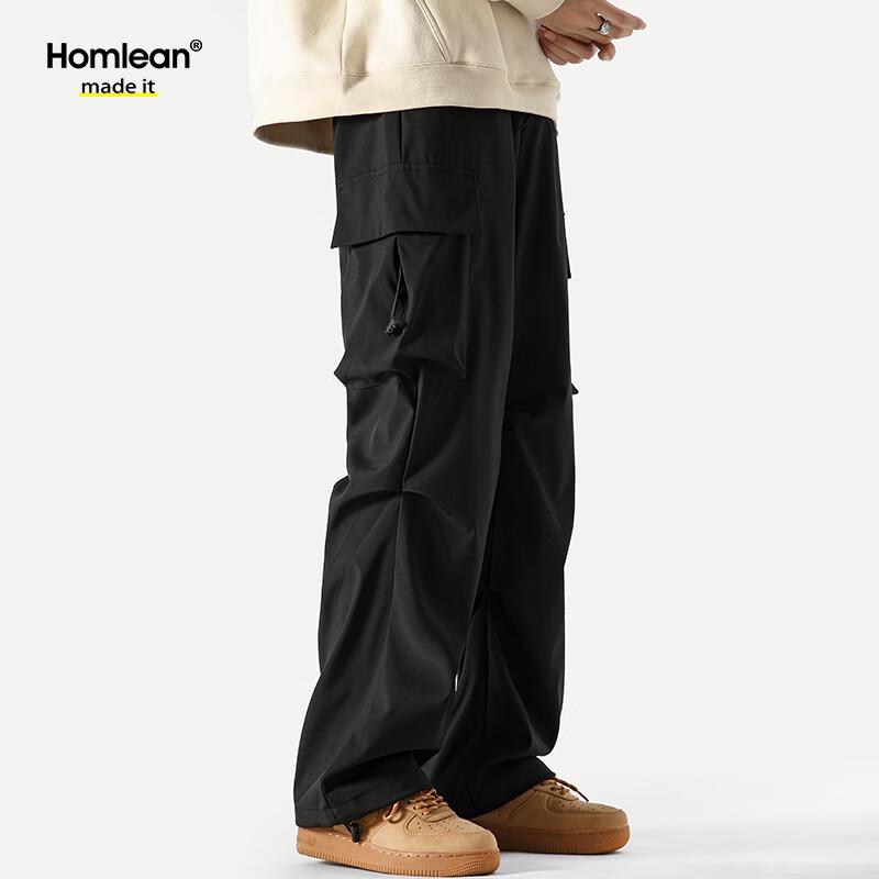 Herren Cargohose im amerikanischen Stil, lockere Passform, mit mehreren Taschen