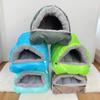 Cat & Small Dog Winter Warm Semi-Closed Nest - Spacious All-Season Sleeping Bag