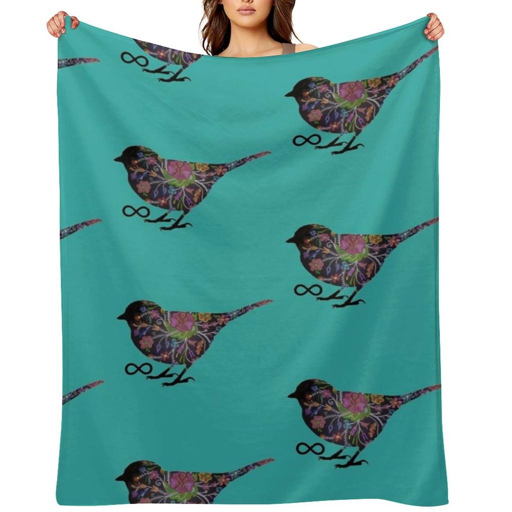 Michif Vogel Überwurfdecke Valentinstagsgeschenkideen Bettdecke Weichste Dekorative Betten Decken