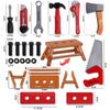1set Boy Building Tool Set Repair Tool Box Set Simulation Repair Tools Electric Drill Screwdriver Screw Screw Playing House Toys