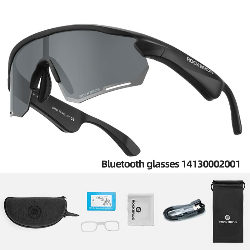 ROCKBROS Riteņbraukšanas Brilles Bezvadu Bluetooth 5