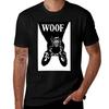 Woof  Boston Terrier Tshirt Large Size Basic Casual Tshirt