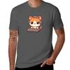 Music Lover Orange Cat T-Shirt Shirts Graphic Oversized Graphic Tee T Shirts for Men Graphic